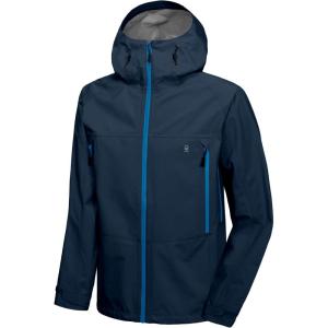 imageLittle Donkey Andy Mens Highperformance 3L Hard Shell Waterproof Rain Jacket Breathable Rain Gear for HikingTravellingC2deep Bluehigh Performance