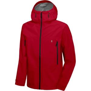 imageLittle Donkey Andy Mens Highperformance 3L Hard Shell Waterproof Rain Jacket Breathable Rain Gear for HikingTravellingC6redhigh Performance