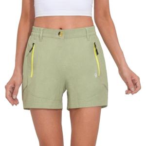 imageLittle Donkey Andy Womens 35 Inches Lightweight Stretch Quick Dry Shorts for Running Hiking GolfCeladon Heather