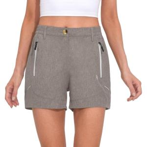 imageLittle Donkey Andy Womens 35 Inches Lightweight Stretch Quick Dry Shorts for Running Hiking GolfSteel Grey Heather
