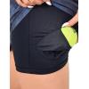 imageLittle Donkey Andy Womens Athletic Skort Skirts UPF 50 Quick Dry Golf Tennis Causal Skirt with Pockets10black Floral