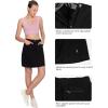 imageLittle Donkey Andy Womens Athletic Skort Skirts UPF 50 Quick Dry Golf Tennis Causal Skirt with Pockets1black