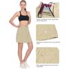 imageLittle Donkey Andy Womens Athletic Skort Skirts UPF 50 Quick Dry Golf Tennis Causal Skirt with Pockets3khaki