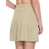 imageLittle Donkey Andy Womens Athletic Skort Skirts UPF 50 Quick Dry Golf Tennis Causal Skirt with Pockets3khaki