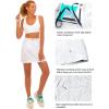 imageLittle Donkey Andy Womens Athletic Skort Skirts UPF 50 Quick Dry Golf Tennis Causal Skirt with Pockets7white