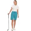 imageLittle Donkey Andy Womens Lightweight Breathable Hiking Shorts QuickDry Golf Shorts with Zipper Pockets AirHoles TechBluebrid Heather