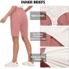 imageLittle Donkey Andy Womens Lightweight Breathable Hiking Shorts QuickDry Golf Shorts with Zipper Pockets AirHoles TechBurnt Coral Heather
