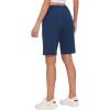 imageLittle Donkey Andy Womens Lightweight Breathable Hiking Shorts QuickDry Golf Shorts with Zipper Pockets AirHoles TechDark Blue Heather