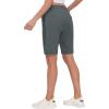 imageLittle Donkey Andy Womens Lightweight Breathable Hiking Shorts QuickDry Golf Shorts with Zipper Pockets AirHoles TechGray Heather