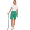 imageLittle Donkey Andy Womens Lightweight Breathable Hiking Shorts QuickDry Golf Shorts with Zipper Pockets AirHoles TechHolly Green Heather