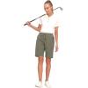 imageLittle Donkey Andy Womens Lightweight Breathable Hiking Shorts QuickDry Golf Shorts with Zipper Pockets AirHoles TechLoden Green Heather