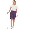 imageLittle Donkey Andy Womens Lightweight Breathable Hiking Shorts QuickDry Golf Shorts with Zipper Pockets AirHoles TechPurple Magic Heather