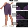 imageLittle Donkey Andy Womens Lightweight Breathable Hiking Shorts QuickDry Golf Shorts with Zipper Pockets AirHoles TechPurple Magic Heather