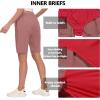 imageLittle Donkey Andy Womens Lightweight Breathable Hiking Shorts QuickDry Golf Shorts with Zipper Pockets AirHoles TechWatermelon Heather