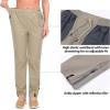 imageLittle Donkey Andy Womens Quick Dry Lightweight Stretch Golf Pants Hiking TravelKhaki
