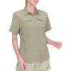 imageLittle Donkey Andy Womens Stretch Quick Dry UPF50 Short Sleeve Shirt for Hiking Travel Camping03 Sage