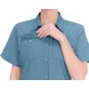 imageLittle Donkey Andy Womens Stretch Quick Dry UPF50 Short Sleeve Shirt for Hiking Travel Camping06 Slate