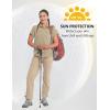 imageLittle Donkey Andy Womens Stretch Quick Dry UPF50 Short Sleeve Shirt for Hiking Travel CampingKhaki
