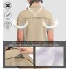 imageLittle Donkey Andy Womens Stretch Quick Dry UPF50 Short Sleeve Shirt for Hiking Travel CampingKhaki
