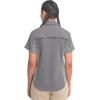 imageLittle Donkey Andy Womens Stretch Quick Dry UPF50 Short Sleeve Shirt for Hiking Travel CampingSteel Grey