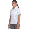 imageLittle Donkey Andy Womens Stretch Quick Dry UPF50 Short Sleeve Shirt for Hiking Travel CampingWhite