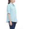 imageLittle Donkey Andy Womens UPF 50 UV Protection Shirt Long Sleeve Fishing Shirt Breathable and Fast DryAblue