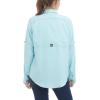 imageLittle Donkey Andy Womens UPF 50 UV Protection Shirt Long Sleeve Fishing Shirt Breathable and Fast DryAblue