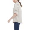 imageLittle Donkey Andy Womens UPF 50 UV Protection Shirt Long Sleeve Fishing Shirt Breathable and Fast DryAkhaki