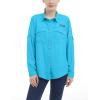 imageLittle Donkey Andy Womens UPF 50 UV Protection Shirt Long Sleeve Fishing Shirt Breathable and Fast DryAsea Blue