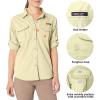 imageLittle Donkey Andy Womens UPF 50 UV Protection Shirt Long Sleeve Fishing Shirt Breathable and Fast DryBpale Yellow