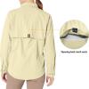 imageLittle Donkey Andy Womens UPF 50 UV Protection Shirt Long Sleeve Fishing Shirt Breathable and Fast DryBpale Yellow
