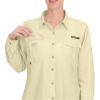 imageLittle Donkey Andy Womens UPF 50 UV Protection Shirt Long Sleeve Fishing Shirt Breathable and Fast DryBpale Yellow