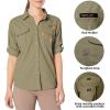 imageLittle Donkey Andy Womens UPF 50 UV Protection Shirt Long Sleeve Fishing Shirt Breathable and Fast DryBsage