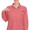 imageLittle Donkey Andy Womens UPF 50 UV Protection Shirt Long Sleeve Fishing Shirt Breathable and Fast DryBwatermelon