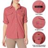 imageLittle Donkey Andy Womens UPF 50 UV Protection Shirt Long Sleeve Fishing Shirt Breathable and Fast DryBwatermelon