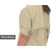 imageLittle Donkey Andy Womens UPF 50 UV Protection Shirt Long Sleeve Fishing Shirt Breathable and Fast DryCkhaki