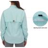 imageLittle Donkey Andy Womens UPF 50 UV Protection Shirt Long Sleeve Fishing Shirt Breathable and Fast DryClight Blue