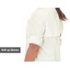 imageLittle Donkey Andy Womens UPF 50 UV Protection Shirt Long Sleeve Fishing Shirt Breathable and Fast DryCoff White