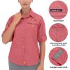 imageLittle Donkey Andy Womens UPF 50 UV Protection Shirt Long Sleeve Fishing Shirt Breathable and Fast DryCwatermelon
