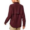 imageLittle Donkey Andy Womens UPF 50 UV Protection Shirt Long Sleeve Fishing Shirt Breathable and Fast DryRed Dahlia