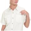 imageLittle Donkey Andy Womens UPF 50 UV Protection Shirt Long Sleeve Fishing Shirt Breathable and Fast DryShort Sleeve Off White