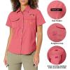 imageLittle Donkey Andy Womens UPF 50 UV Protection Shirt Long Sleeve Fishing Shirt Breathable and Fast DryShort Sleeve Watermelon