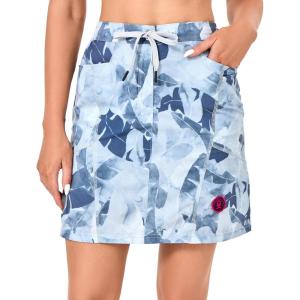 imageLittle Donkey Andy Womens Athletic Skort Skirts UPF 50 Quick Dry Golf Tennis Causal Skirt with Pockets11gray Floral