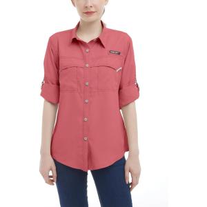 imageLittle Donkey Andy Womens UPF 50 UV Protection Shirt Long Sleeve Fishing Shirt Breathable and Fast DryAWatermelon