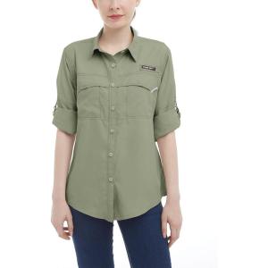 imageLittle Donkey Andy Womens UPF 50 UV Protection Shirt Long Sleeve Fishing Shirt Breathable and Fast DryAtea