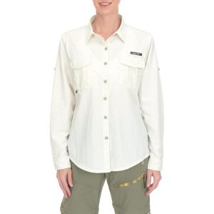 imageLittle Donkey Andy Womens UPF 50 UV Protection Shirt Long Sleeve Fishing Shirt Breathable and Fast DryBoff White