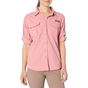 imageLittle Donkey Andy Womens UPF 50 UV Protection Shirt Long Sleeve Fishing Shirt Breathable and Fast DryBpink