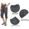 imageLittle Donkey Andy Womens Quick Dry 34 Pants Capri Shorts Lightweight Hiking Travel CasualA02 Gray