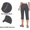 imageLittle Donkey Andy Womens Quick Dry 34 Pants Capri Shorts Lightweight Hiking Travel CasualA02 Gray