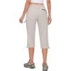 imageLittle Donkey Andy Womens Quick Dry 34 Pants Capri Shorts Lightweight Hiking Travel CasualA03 Light Gray
